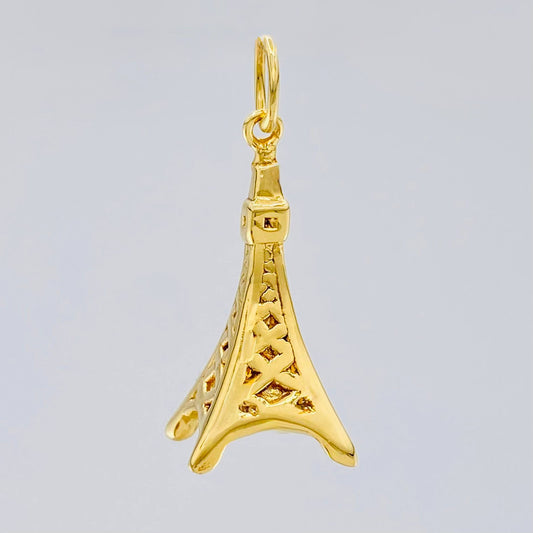 Dije Torre eiffel 1.6g / 1 1/4 in Oro Amarillo 18K