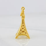 Dije Torre Eiffel 1.65g / 1 1/4 in Oro Amarillo 18K
