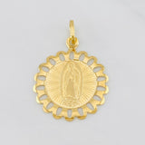 Dije Virgen guadalupe 1.25g / 1 in Oro Amarillo 18K