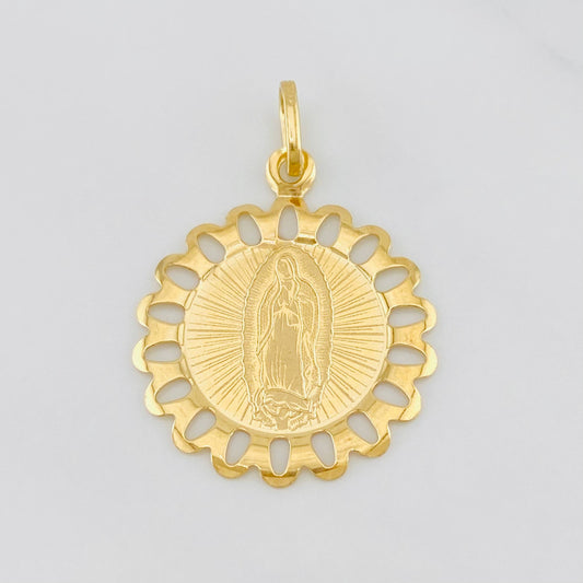 Dije Virgen guadalupe 1.25g / 1 1/4 in Oro Amarillo 18K