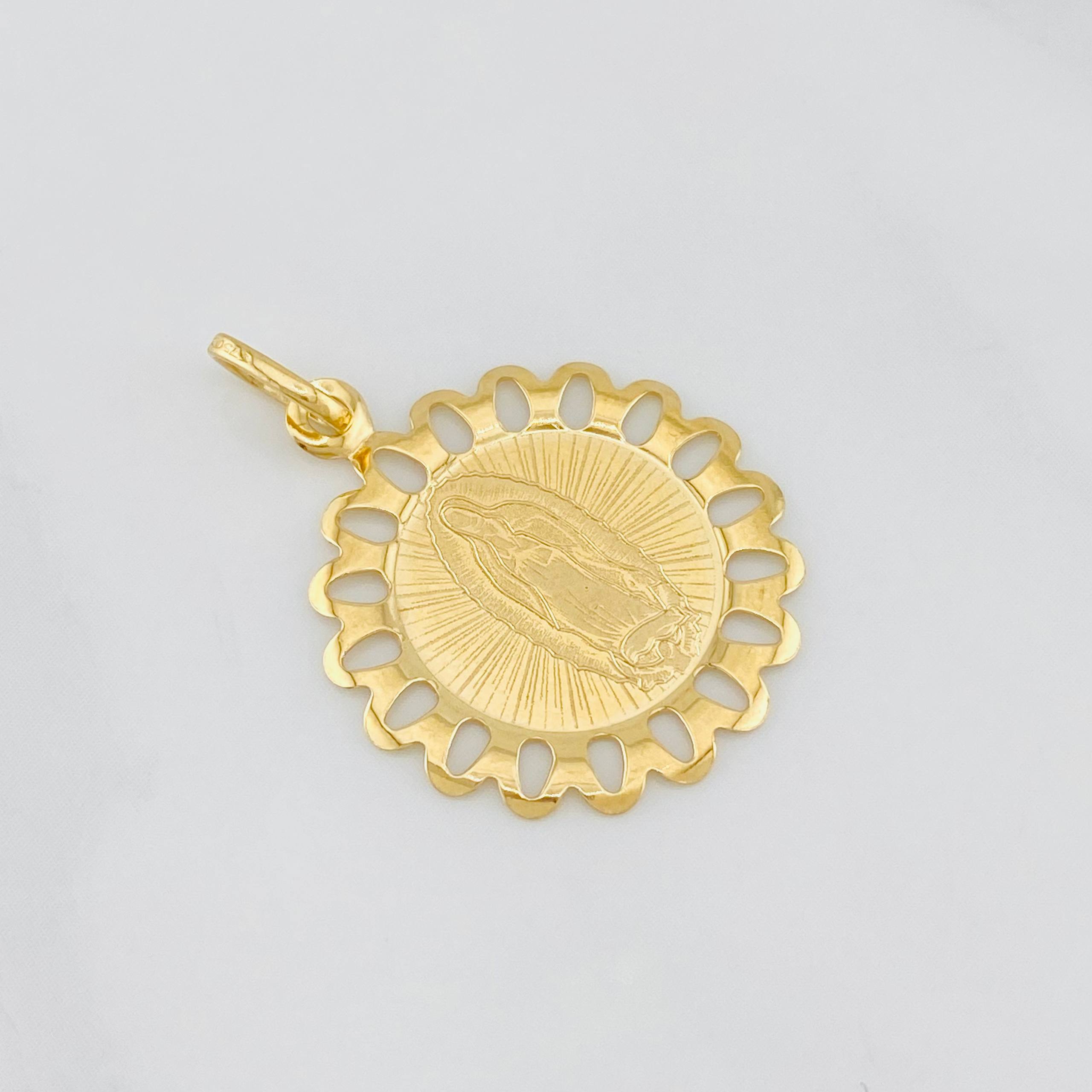 Dije Virgen guadalupe 1.25g / 1 1/4 in Oro Amarillo 18K