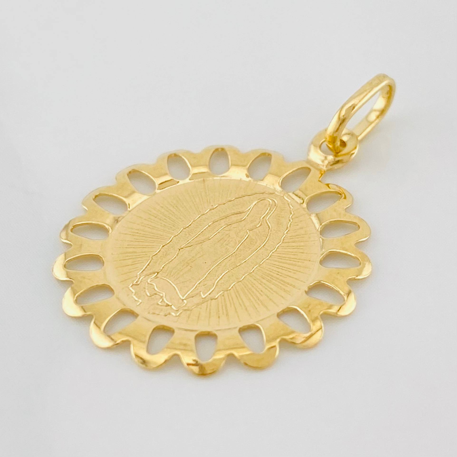 Dije Virgen guadalupe 1.25g / 1 in Oro Amarillo 18K