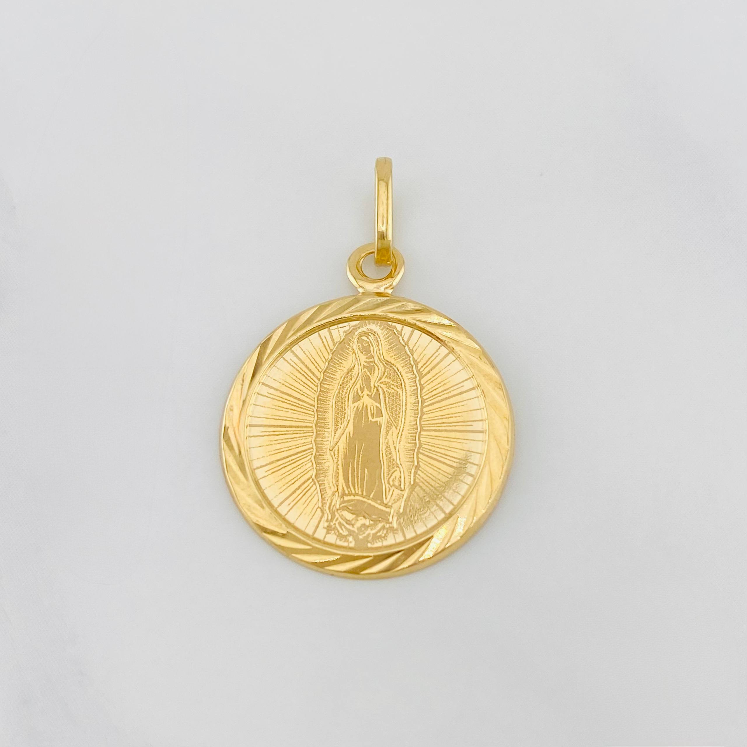 Dije Virgen guadalupe 0.95g / 1 in Oro Amarillo 18K