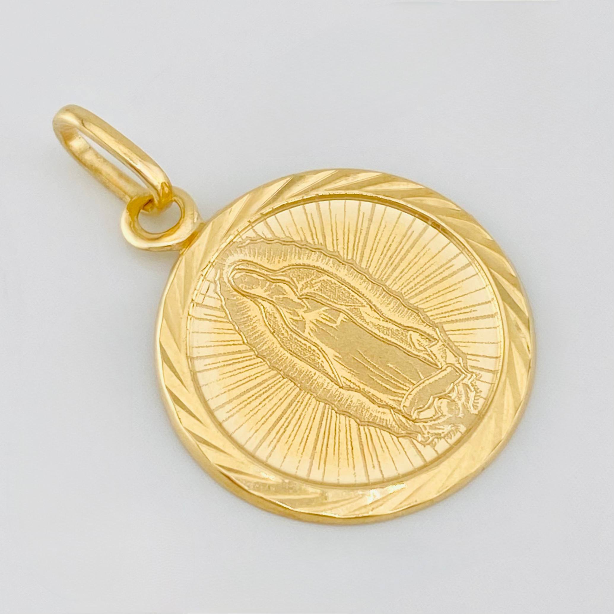 Dije Virgen guadalupe 0.95g / 1 in Oro Amarillo 18K