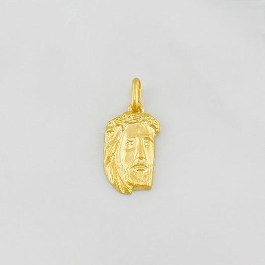 Dije Rostro cristo 0.65g / 3/4 in Oro Amarillo 18K