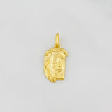 Dije Rostro cristo 0.65g / 3/4 in Oro Amarillo 18K