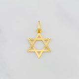 Dije Estrella de david 0.75g / 1 in Oro Amarillo 18K