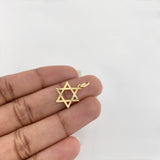 Dije Estrella de david 0.75g / 3/4 in Oro Amarillo 18K