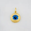 Dije Ojo truco 0.9g / 3/4 in Oro Amarillo 18K