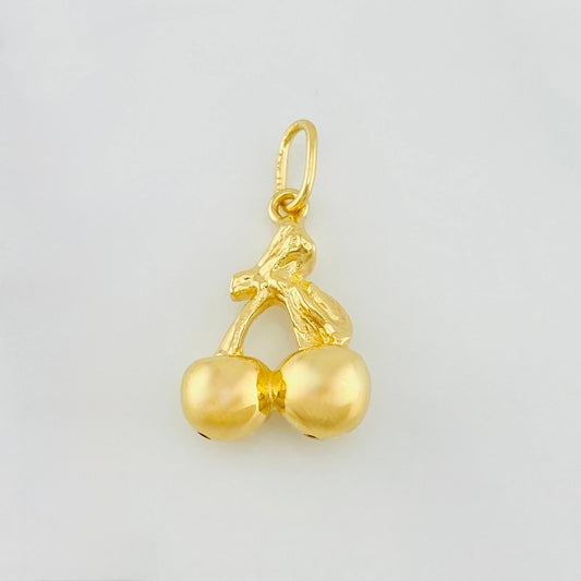 Dije Cerezas 1.25g / 1 in Oro Amarillo 18K