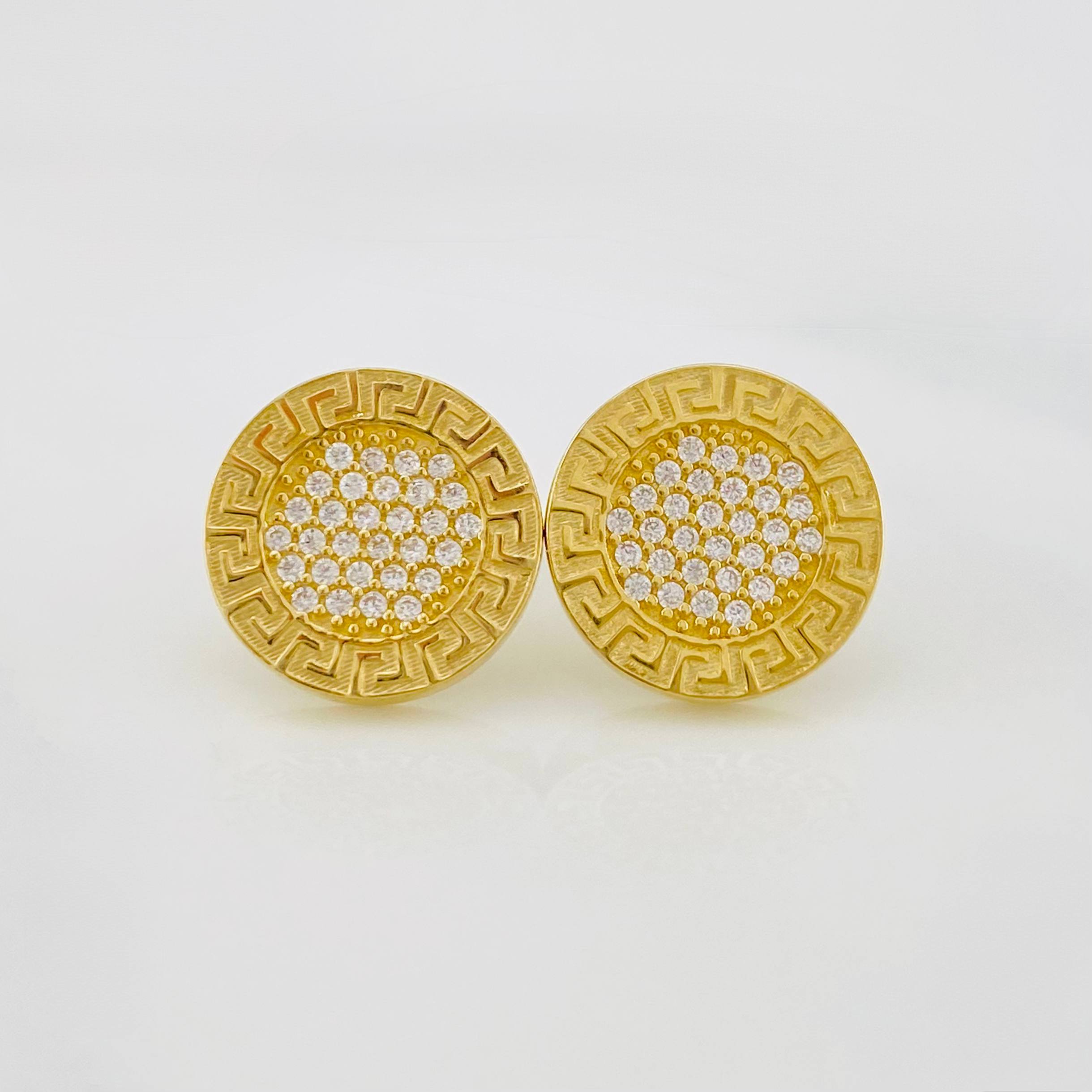 Topos Tribal 3g / in / 12.5mm Oro Amarillo 18K