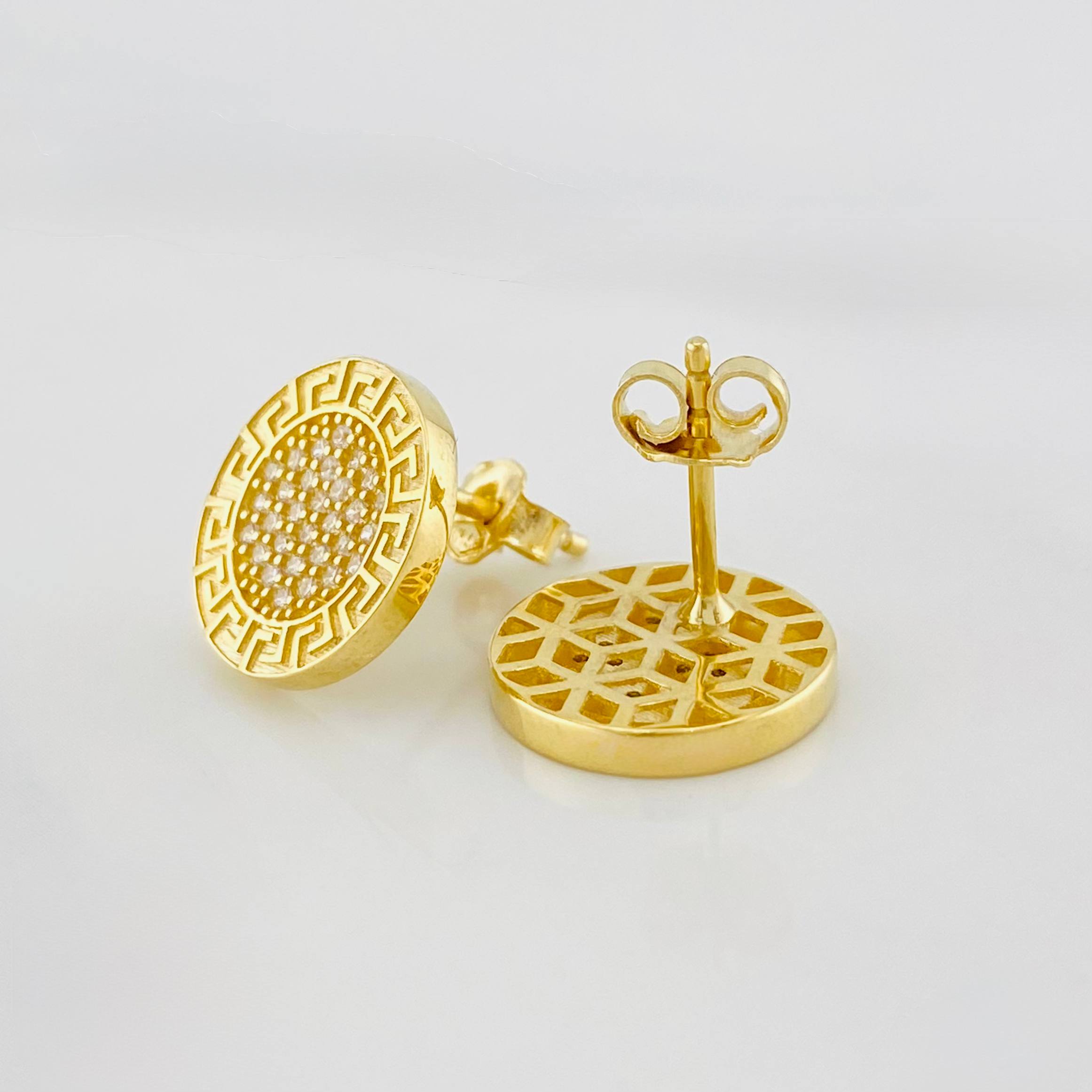 Topos Tribal 3g / in / 12.5mm Oro Amarillo 18K