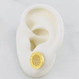 Topos Tribal 3g / in / 12.5mm Oro Amarillo 18K