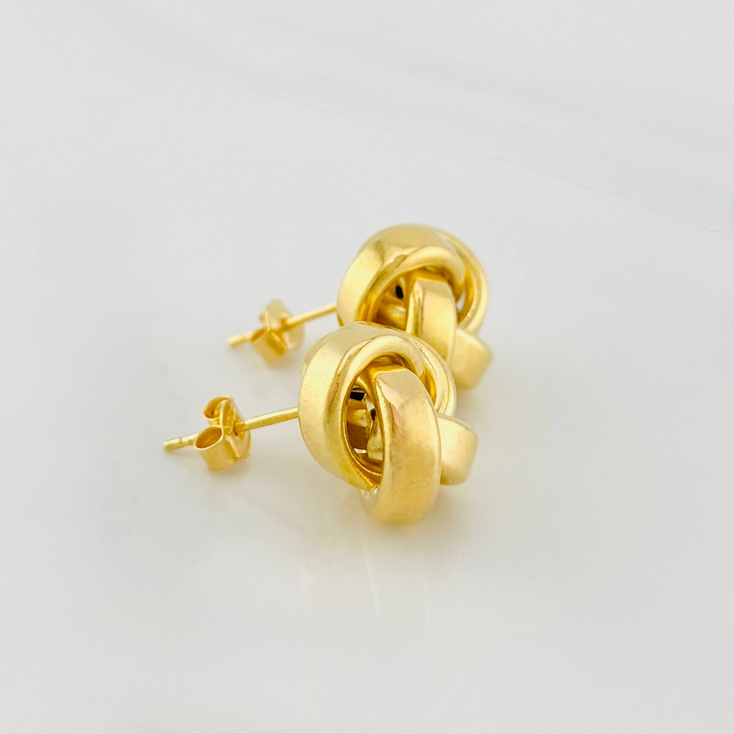 Topos Nudo 1.75g / in / 11.1mm Oro Amarillo 18K