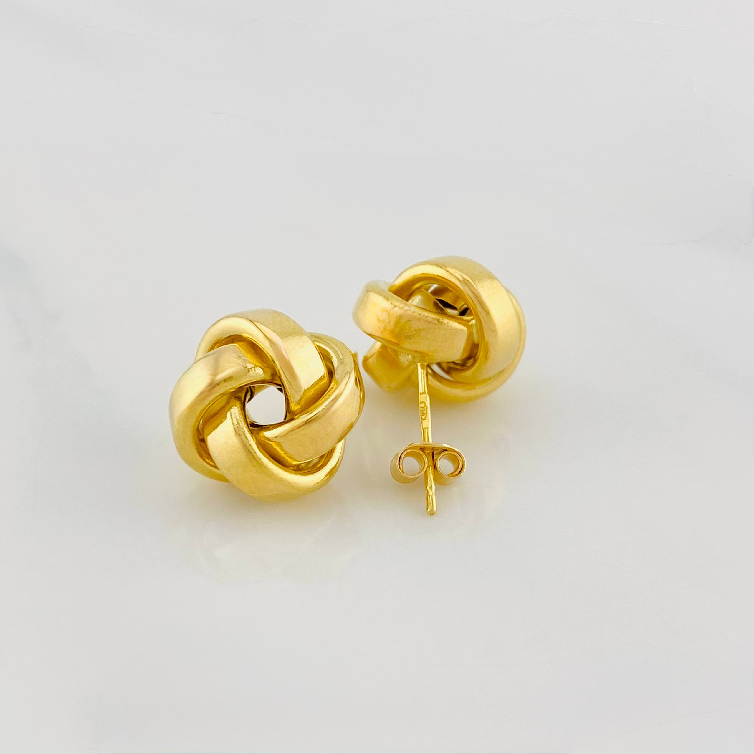 Topos Nudo 1.75g / in / 11.1mm Oro Amarillo 18K