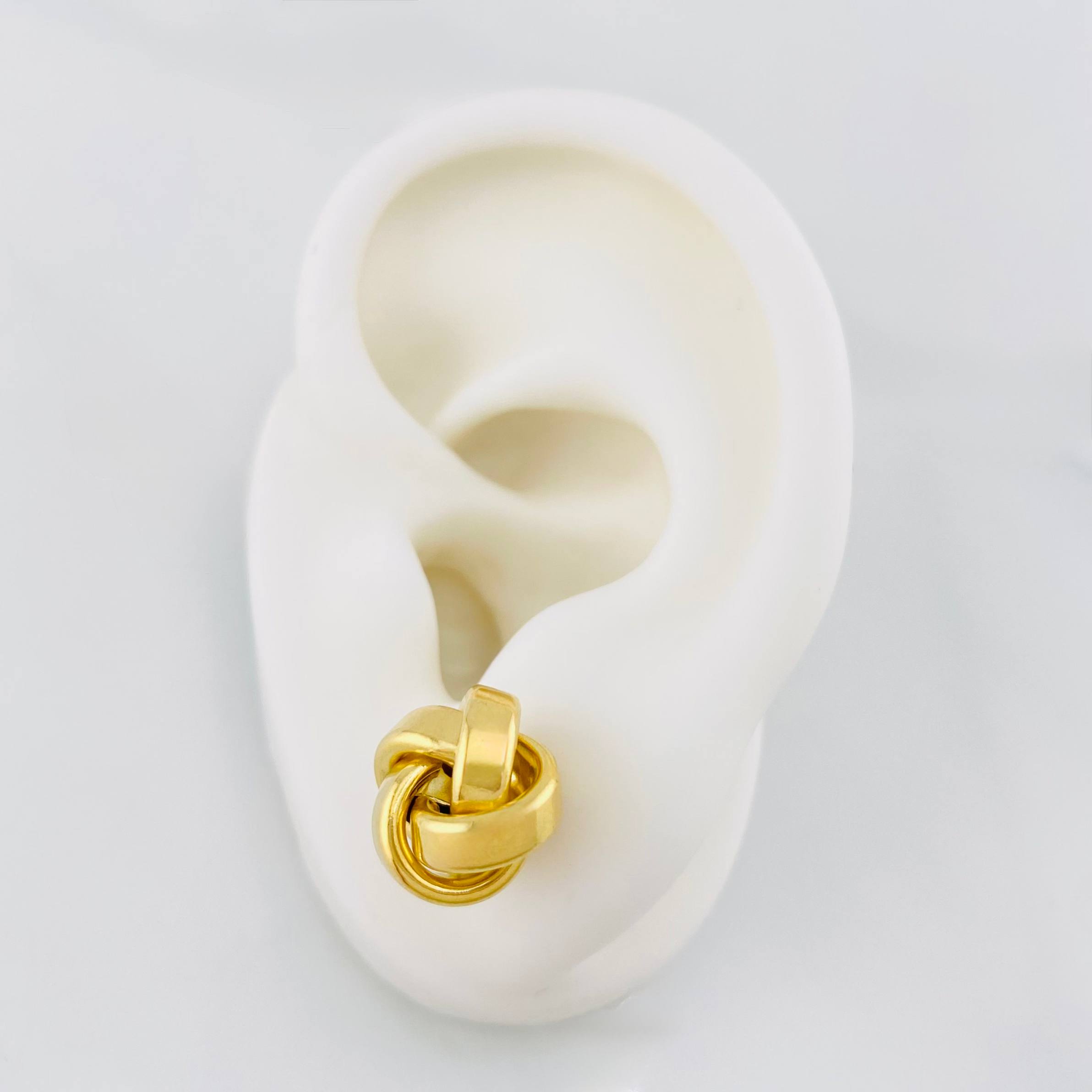 Topos Nudo 1.75g / in / 11.1mm Oro Amarillo 18K