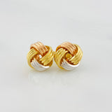 Topos Nudo 2.55g / in / 10.8mm Tres Oros 18K