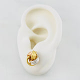 Topos Nudo 2.55g / in / 11.2mm Tres Oros 18K