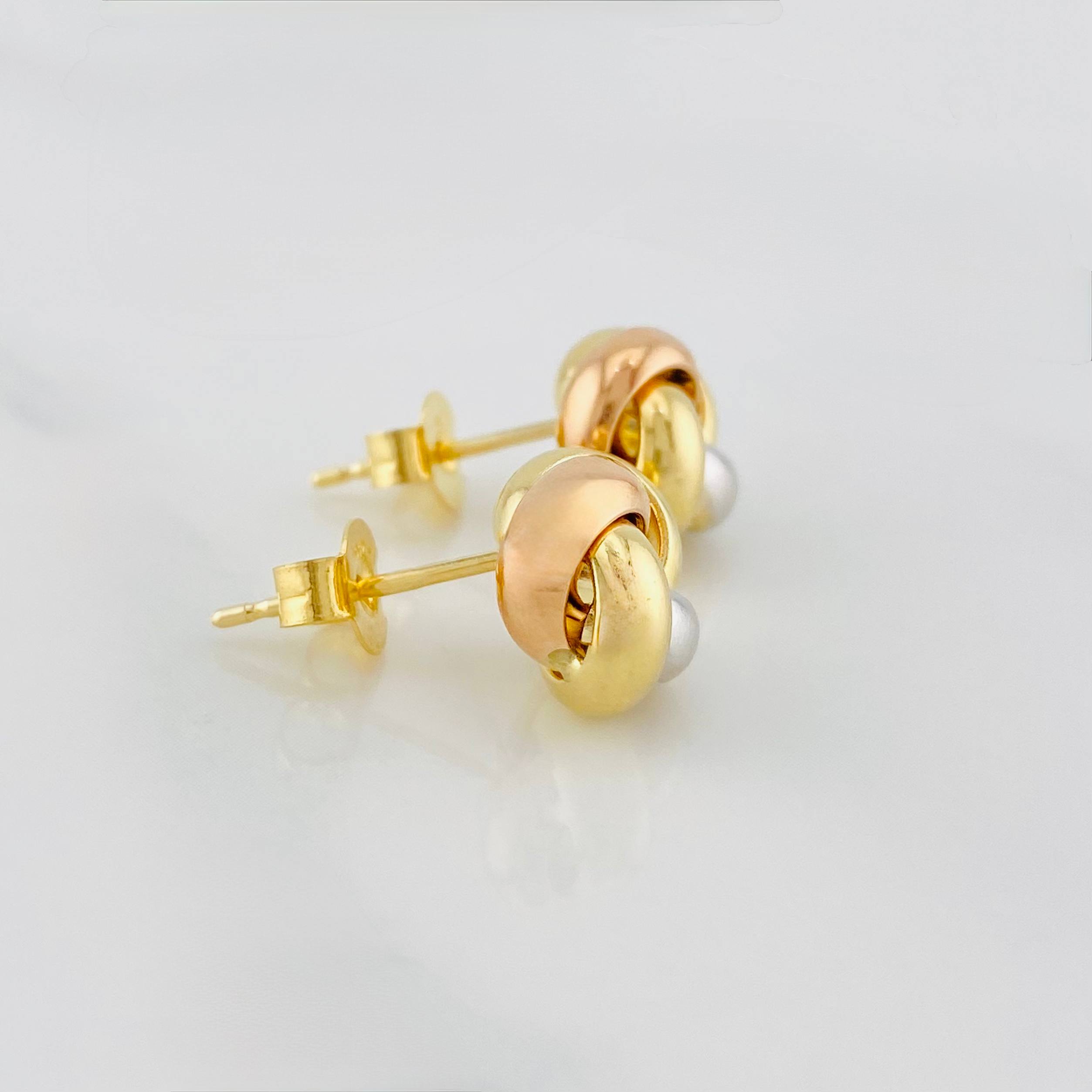 Topos Nudo 1.8g / in / 9.6mm Tres Oros 18K