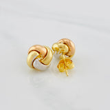 Topos Nudo 1.8g / in / 9.6mm Tres Oros 18K