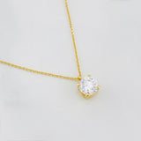 Cadena Aro seguido cuatro garras 2.1g / 17 3/4 in- 16 1/2in / 0.6mm Oro Amarillo 18K