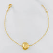 Pulso Aro seguido corazón 1.85g / 7 1/4 in-6 3/4 in / 1.3mm Oro Amarillo 18K