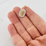 Dije Virgen de Guadalupe 2.2g / 3/4 in Tres Oros 18K