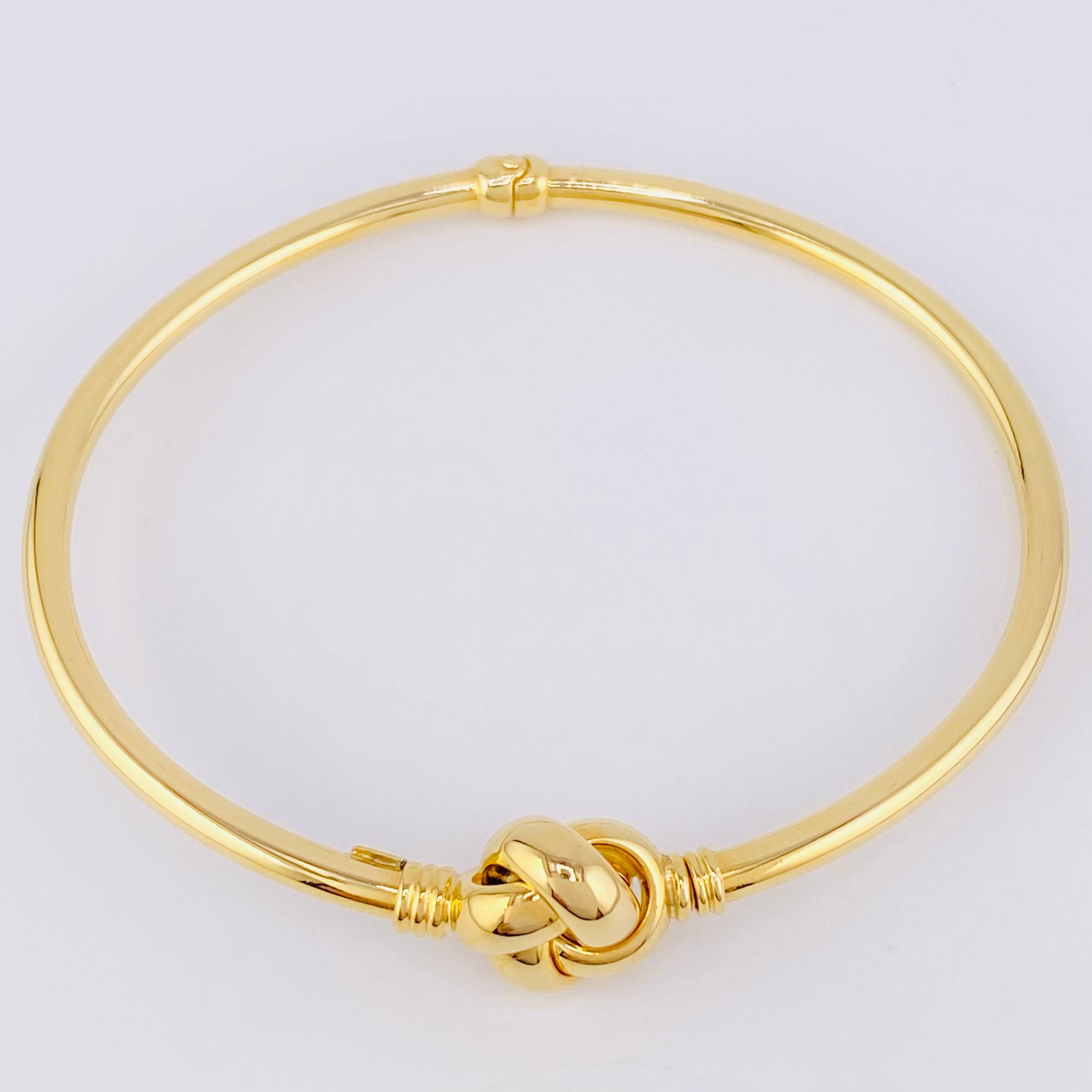 Bracelet Knot Ring 4.85g / 7 3/4 in / 2.9mm Yellow Gold 18K