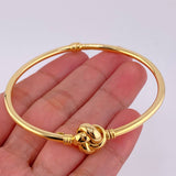 Bracelet Knot Ring 4.75g / 7 3/4 in / 2.9mm Yellow Gold 18K