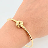 Bracelet Knot Ring 4.85g / 7 3/4 in / 2.9mm Yellow Gold 18K