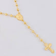 Rosario Virgen milagrosa 9.65g / 23 in / 4mm Oro Amarillo 18K