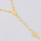 Rosario Virgen milagrosa 9.7g / 23 in / 4mm Oro Amarillo 18K