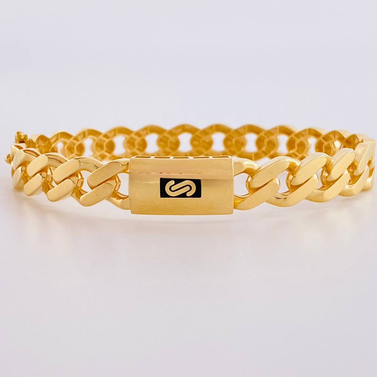 Pulso Monaco 10g / 6 3/4 in / 7.5mm Oro Amarillo 18K