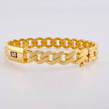 Pulso Monaco 10g / 6 3/4 in / 7.5mm Oro Amarillo 18K