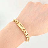 Pulso Monaco 10g / 6 3/4 in / 7.5mm Oro Amarillo 18K