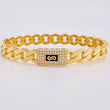 Bracelet Monaco 10g / 6 1/2 in / 7.8mm Yellow Gold 18K