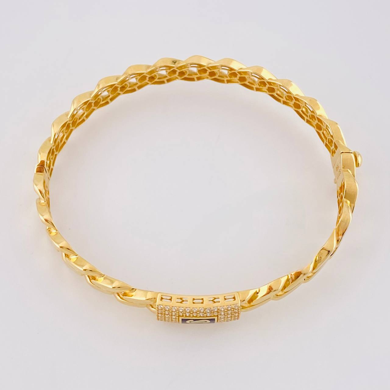 Bracelet Monaco 10g / 6 1/2 in / 7.8mm Yellow Gold 18K