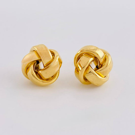 Stud Earrings Knot 1.8g / in / 11.7mm Yellow Gold 18K