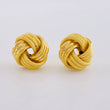 Stud Earrings Knot 1.9g / in / 13mm Yellow Gold 18K