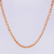 Cadena Franco 34.1g / 23 3/4 in / 3.15mm Dos Oros Blanco Rosa 18K