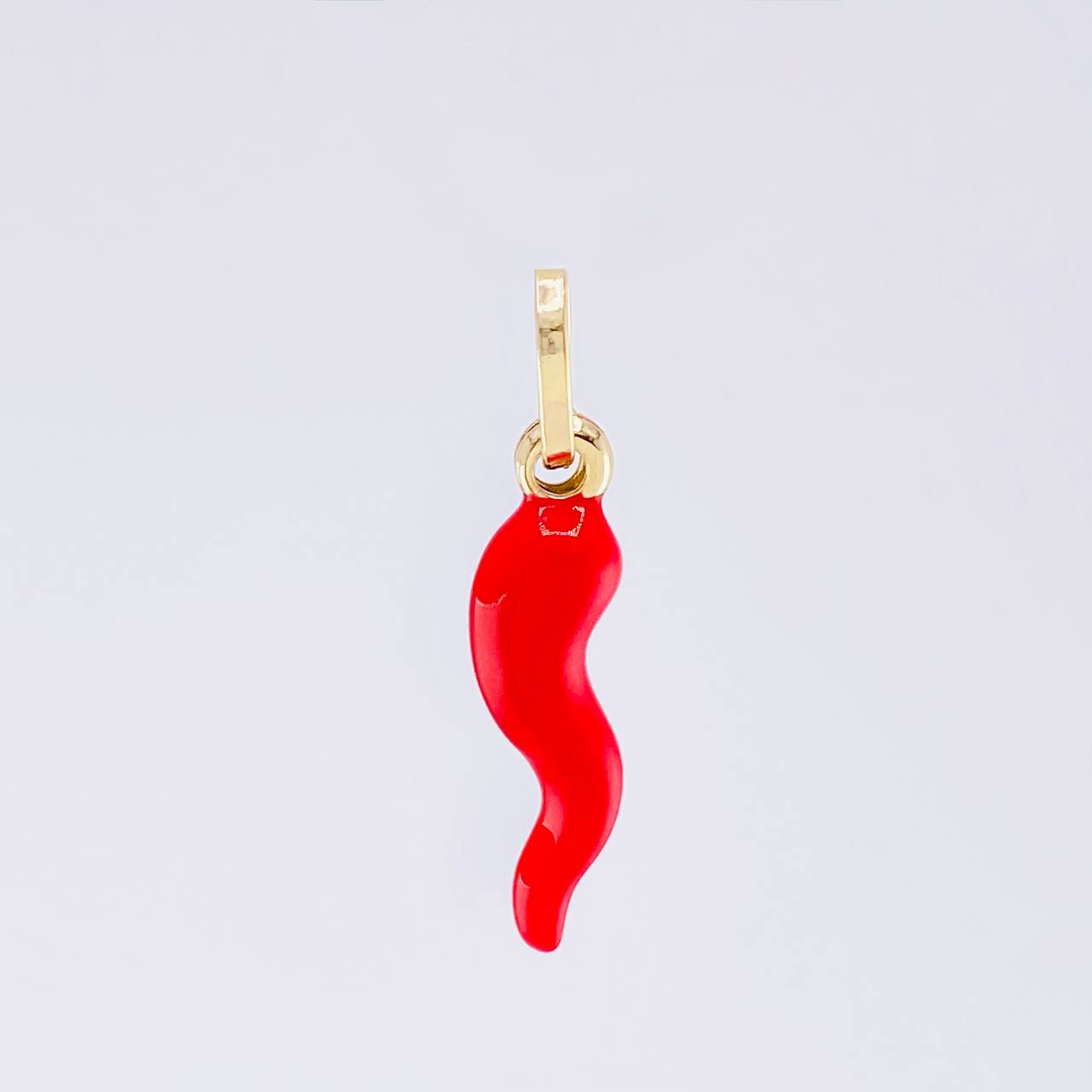 Dije Chile jalapeño 0.75g / 1 in Oro Amarillo 18K