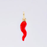 Dije Chile jalapeño 0.75g / 1 in Oro Amarillo 18K