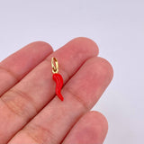 Dije Chile jalapeño 0.35g / 3/4 in Oro Amarillo 18K