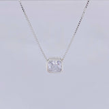 Venetian Chain Square Pendant 3.4g / 18 in / 0.8mm Silver 925