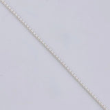 Cadena Veneciana Dije Cuadrado 3.25g / 18 in / 0.8mm Plata 925