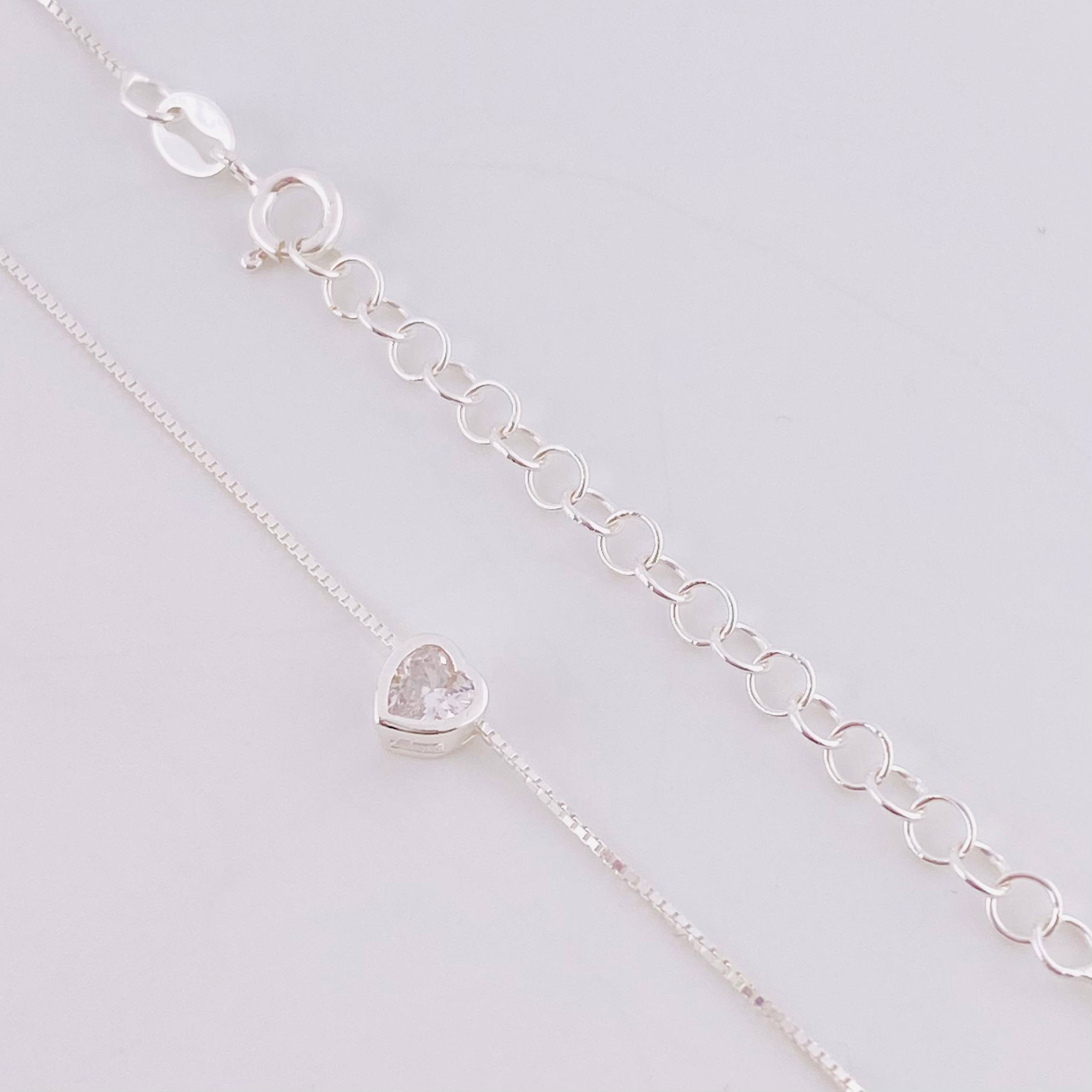 Cadena Veneciana Dije Corazón 1.8g / 44.9cm / 0.8mm Plata 925