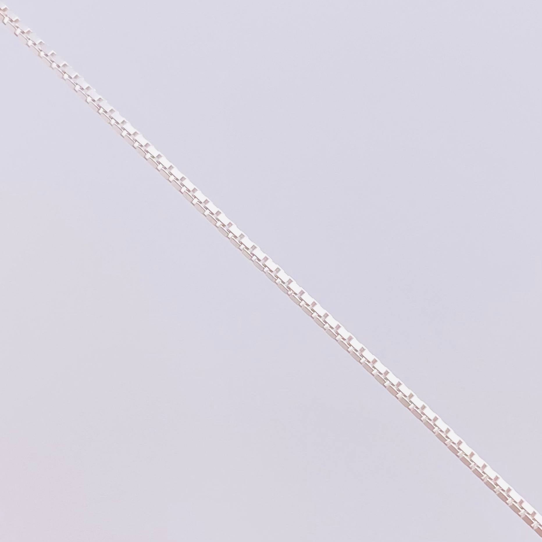 Cadena Veneciana Dije Corazón 1.8g / 44.9cm / 0.8mm Plata 925