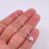 Cadena Veneciana Dije Corazón 1.8g / 44.9cm / 0.8mm Plata 925