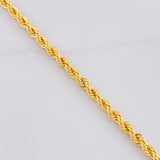 Cadena Lazo 9.3g / 20 in / 3.77mm Oro Amarillo 18K