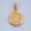 Guardian Angel Pendant 0.7gr / 3/4 in / 18K Gold